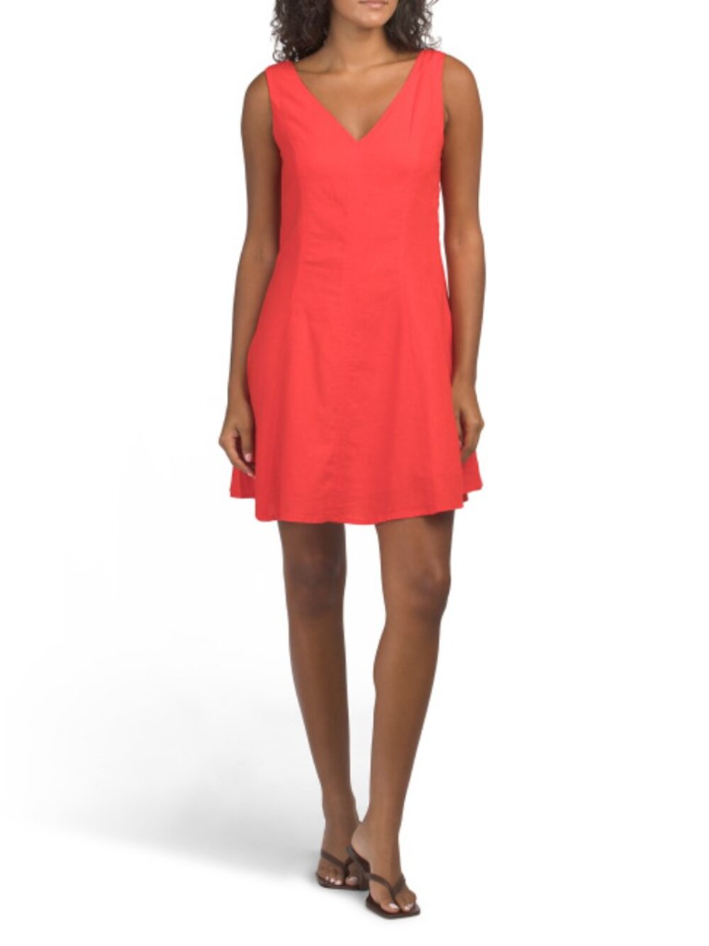 BAILEY 44 Linen Blend Bar Back Mini Dress
